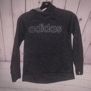 Adidas Metallic Black Knit Sweater